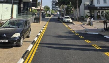 Girne Belediyesi asfalt çalışmaları sürüyor
