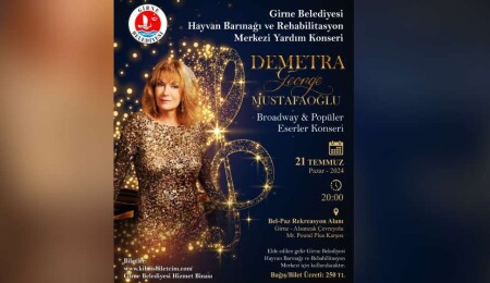 Soprano Demetra George Mustafaoğlu, 21 Temmuz’da Bel-Paz Rekreasyon Alanı’nda sahne alacak