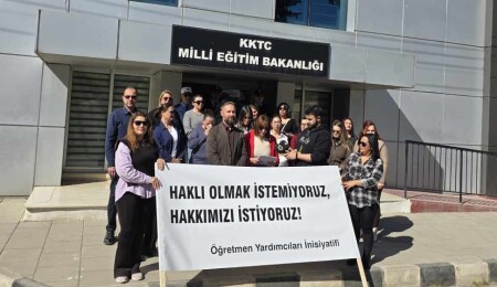 Bakanlık önünde basın açıklaması yapıldı: Yardımcı öğretmenler güvenceli istihdam istiyor