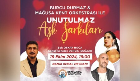 Mağusa Kent Orkestrası “Unutulmaz Aşk Şarkıları” konseri ile halkla buluşuyor