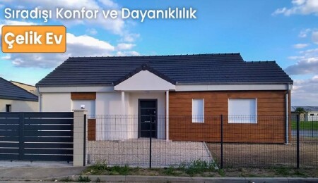 Rüya Köy Evleri ve Tatil Köyü Evleri prefabrik çelik yapıdan üretiliyor