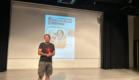 Uluslararası Kıbrıs İşçi Filmleri Festivali'nde "Gülün Adı" filmi oynatıldı