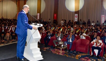 Cumhurbaşkanı Ersin Tatar, mezuniyet törenine katıldı