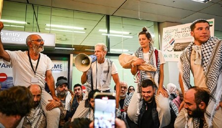 Küresel Sumud Filosu'na katılan 4 Hollandalı aktivist ülkelerine döndü