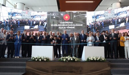 Mersin'deki Çukurova Havalimanı açıldı