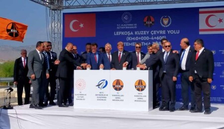 Yonca kavşağı temel atma töreni yapıldı