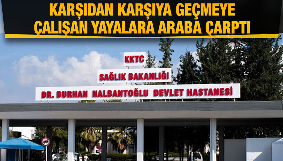Lefkoşa’daki iki ayrı kazada 16 ve 23 yaşındaki iki yaya yaralandı