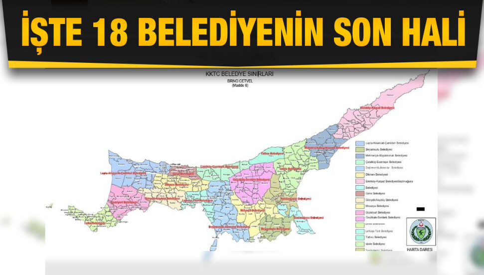 18 belediyenin son hali yayımlandı!