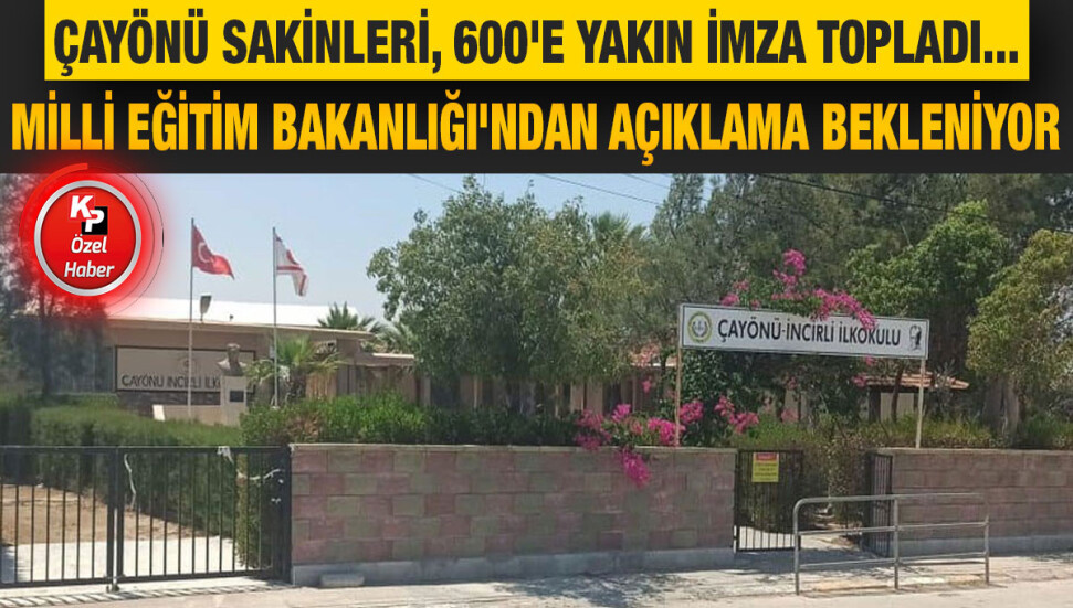 Çayönü sakinleri, Çayönü-İncirli İlkokulu ile Rauf Raif Denktaş Güvercinlik İlkokulu'nun birleşmesine tepkili!