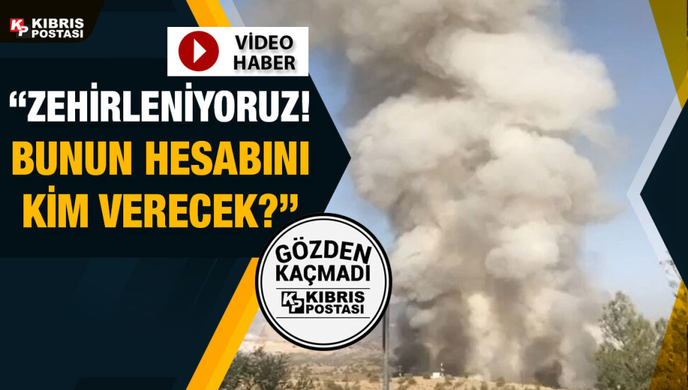 İşte Lefkoşa’yı boğan duman