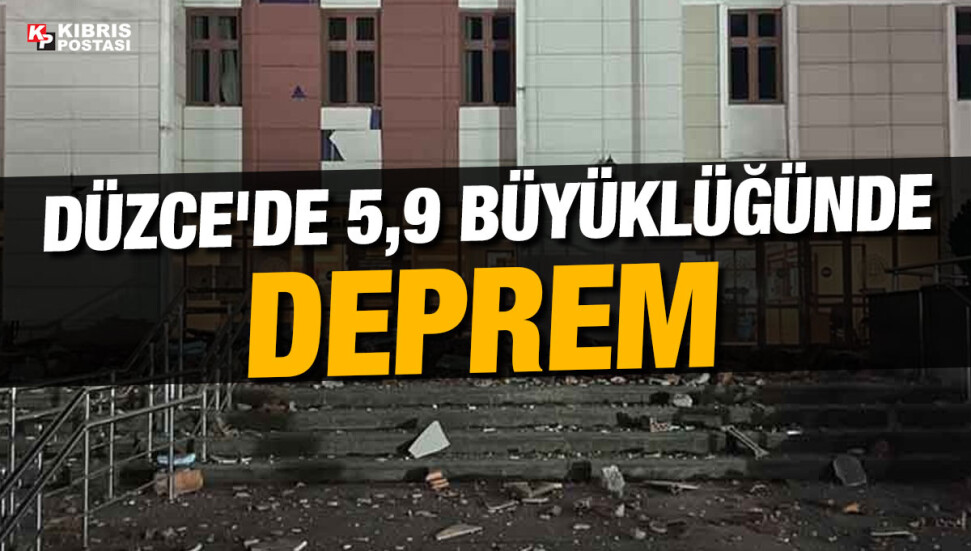 Düzce'de 5,9'luk deprem: Biri ağır 35 yaralı