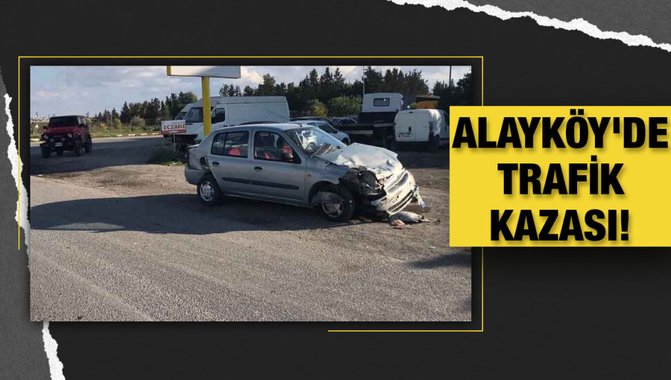 Alayköy’de trafik kazası: Biri çocuk iki kişi yaralandı