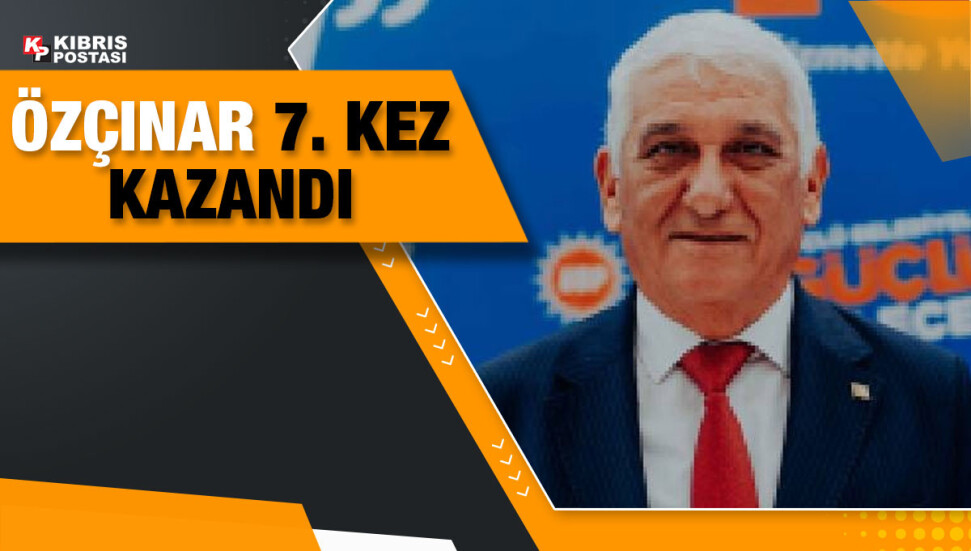 Güzelyurt Belediye Başkanlığı’nı 7. kez Mahmut Özçınar kazandı