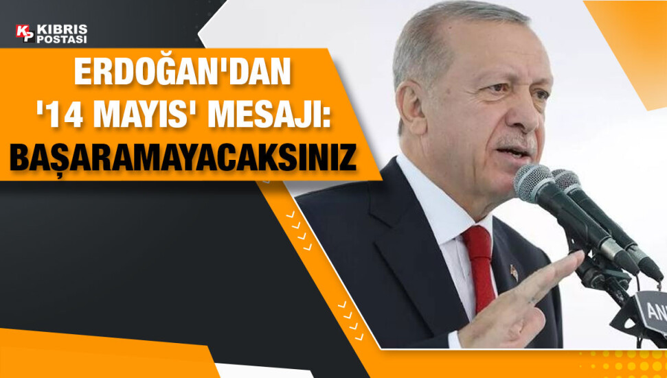 Recep Tayyip Erdoğan, seçim tarihi için 14 Mayıs'ı işaret etti