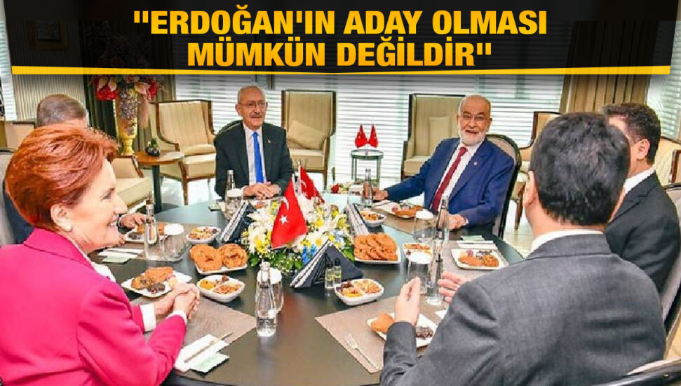 Altılı Masa'dan ortak açıklama: Türkiye'nin 13. Cumhurbaşkanı Millet İttifakı'nın adayı olacaktır