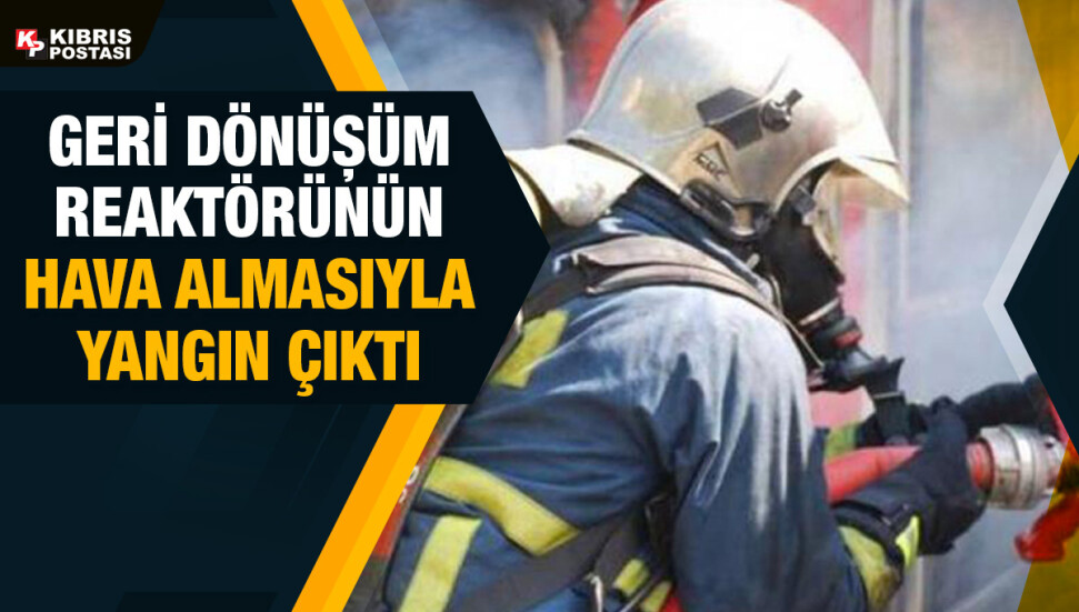 Haspolat Sanayi Bölgesi'nde faaliyet gösteren bir iş yerinde yangın!