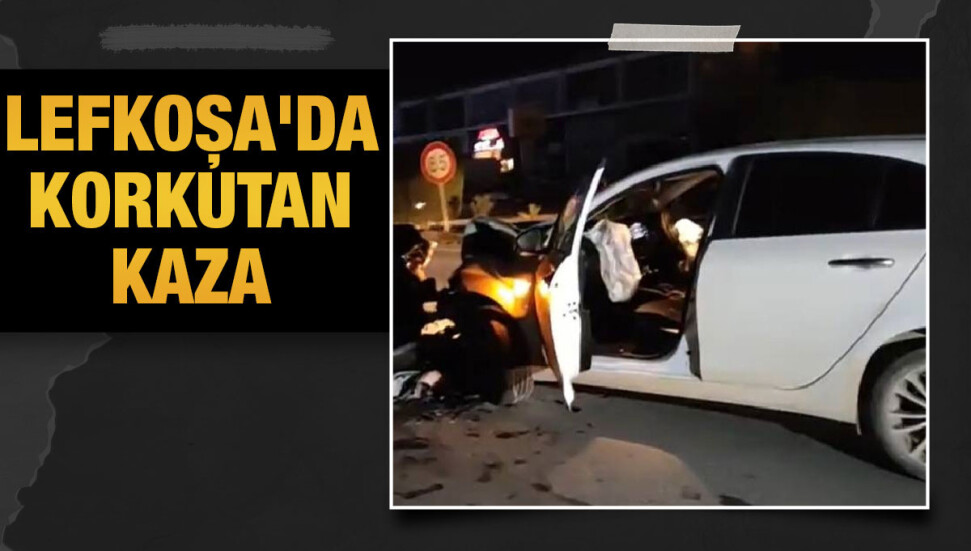 Lefkoşa’da kaza