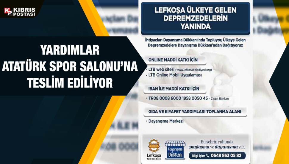 LTB, yardım kampanyasına Dayanışma Dükkanı ile devam ediyor