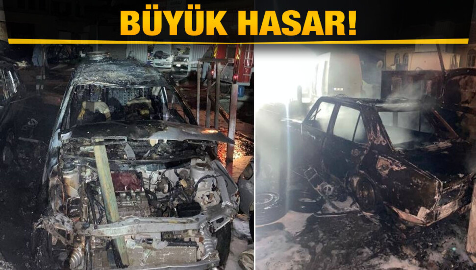 Lefkoşa'da sobadaki sönmemiş kömürler yüzünden çıkan yangında büyük hasar