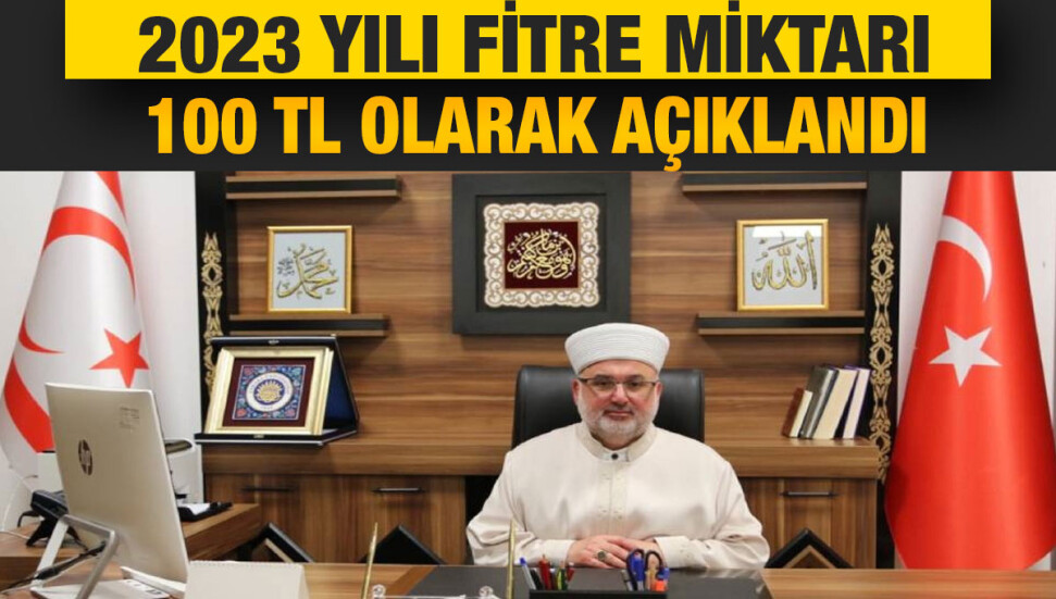 Din İşleri Başkanlığı 2023 yılı fitre miktarını 100 TL olarak açıkladı