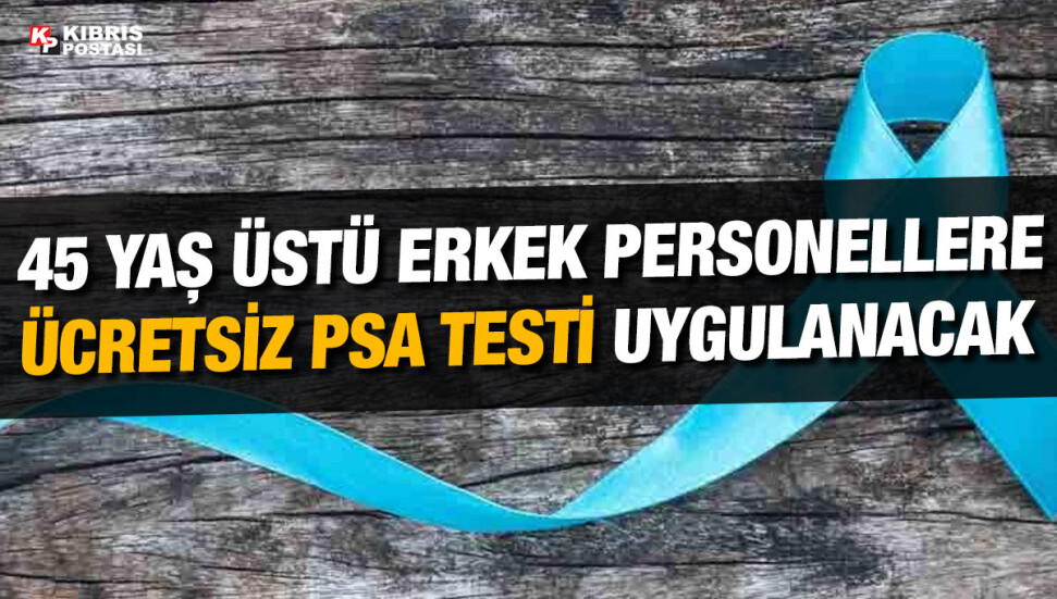 Gazimağusa Belediyesi'nde yarın ücretsiz PSA testi yapılacak