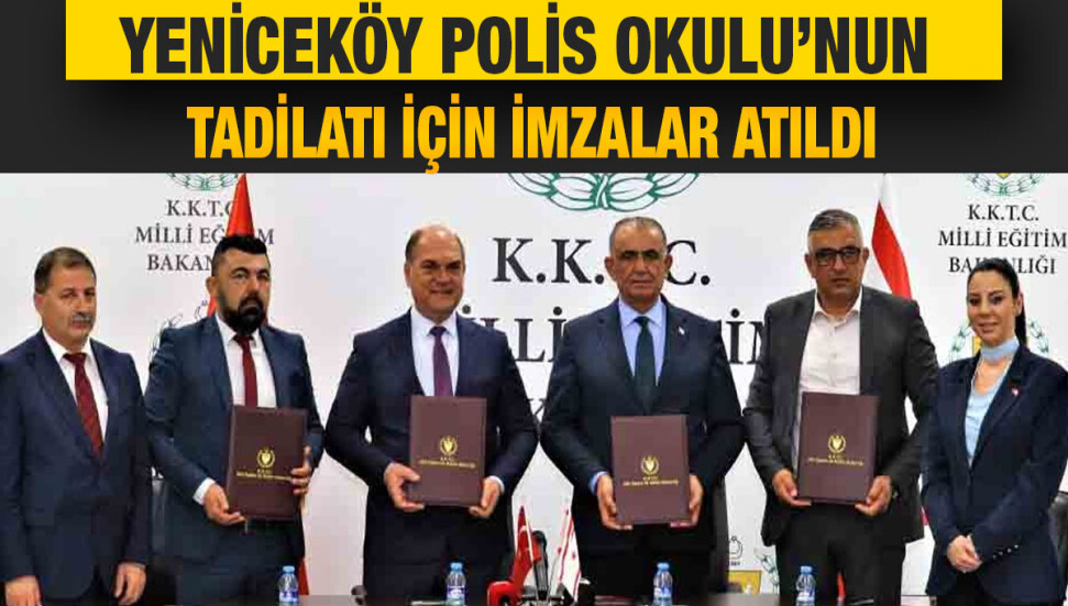 Eğitim Bakanlığı ile 3 belediye arasında Yeniceköy Polis Okulu’nun tadilatı için protokol imzalandı