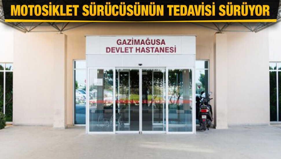 Yeşilköy - Yenirenköy ana yolu üzerindeki kazada motosiklet sürücüsü yaralandı