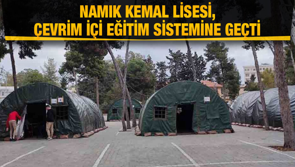 Namık Kemal Lisesi, çevrim içi eğitim sistemine geçiş yaptı