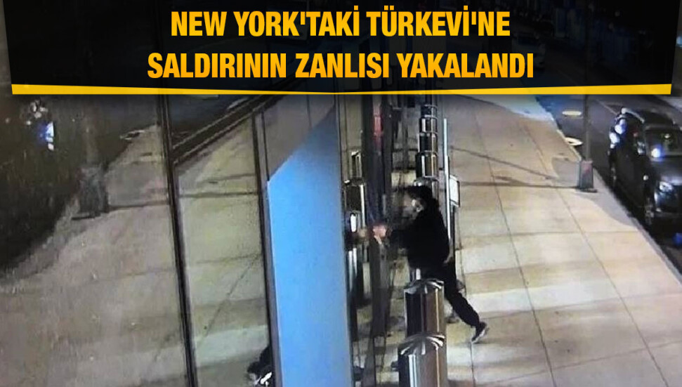 New York'taki Türkevi’ne levyeyle saldıran zanlı Amerikan polisince yakalandı