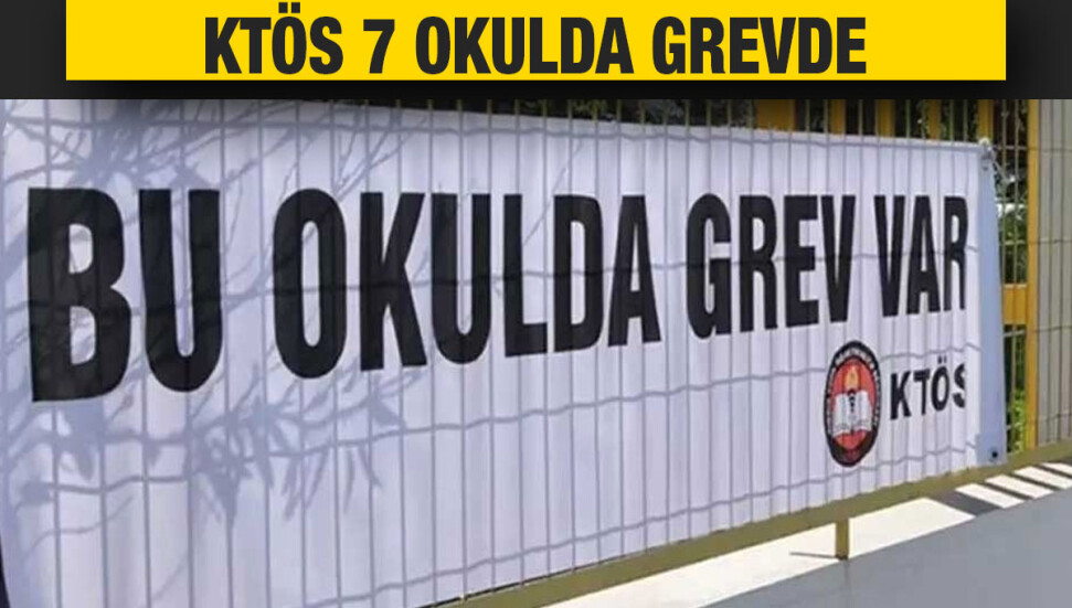 KTÖS, bugün 7 okulda grevde…