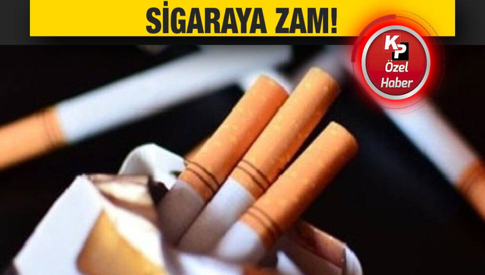 Bazı paket sigara ürünlerine 5 TL, tütüne ise 6 TL zam geldi
