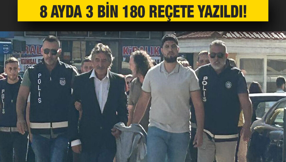 Reçete yolsuzluğu: Bir doktor ve bir eczacı 3 gün tutuklu kalacak