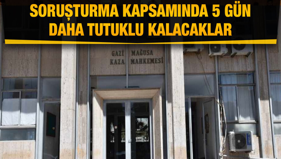 Gazimağusa’da mahkemeye çıkarılan 1 doktor ve 1 eczacıya 5’er gün ek tutukluluk!