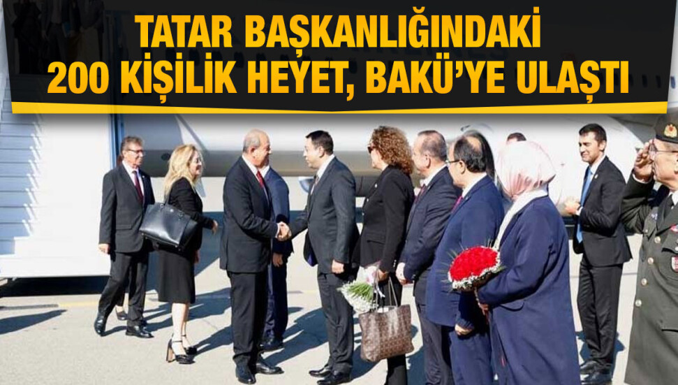 Cumhurbaşkanı Tatar, “KKTC Kültür ve Tanıtım Günleri” etkinliği çerçevesinde Bakü’de