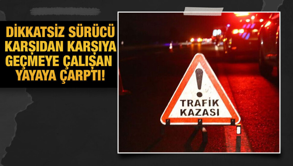 Lefkoşa’da trafik kazası: Yolda yaya olarak bulunan şahıs yaralandı