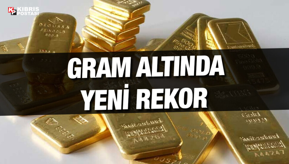 Gram altın bin 808 TL ile yeni tarihi zirvesini gördü