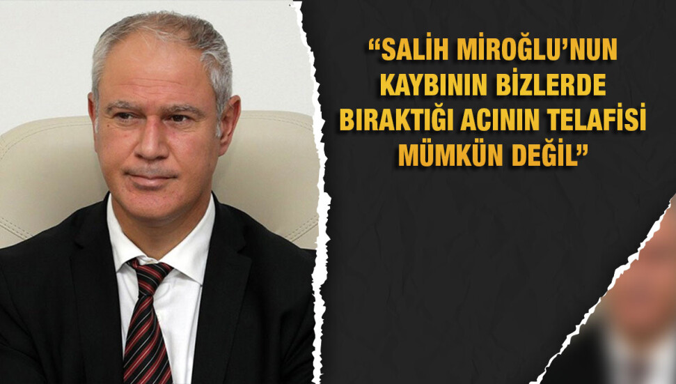 UBP Genel Sekreteri Hasipoğlu, Salih Miroğlu’nun ölüm yıl dönümü dolayısıyla mesaj yayımladı