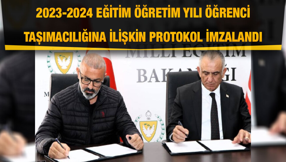 Milli Eğitim Bakanlığı ile KTTTB arasında protokol imzalandı