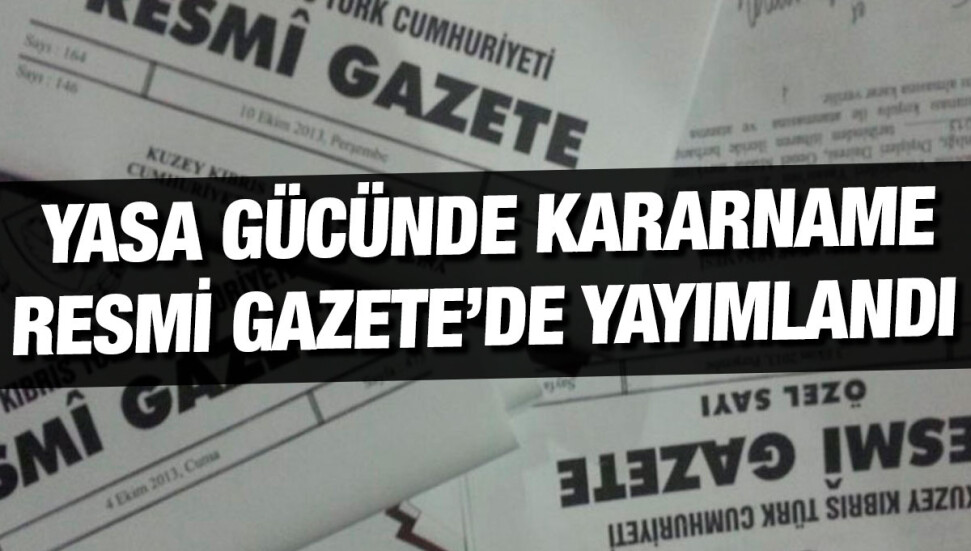 Üniversitelerin vergi borçlarının ödenmesinde kolaylık sağlayan yasa gücünde kararname Resmi Gazete’de