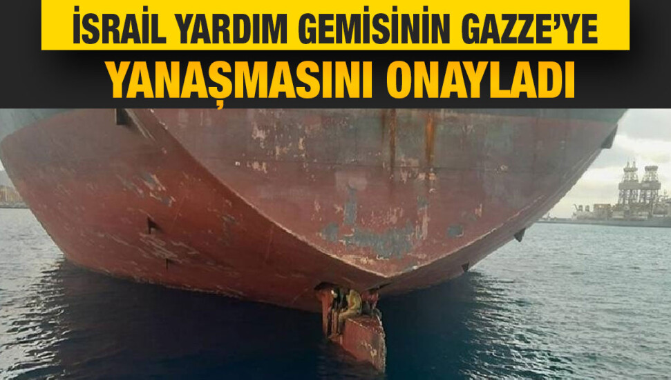 Güney Kıbrıs’tan Gazze’ye insani yardım götüren geminin Gazze’ye yanaşmasına onay