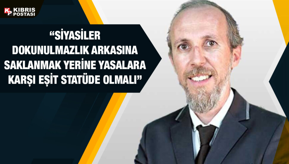 Turgut Alas: Kürsü dokunulmazlığı dışındaki dokunulmazlıklar kaldırılmalıdır