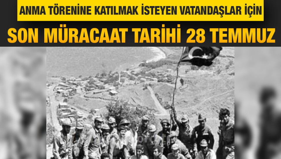 Erenköy Şehitleri Pazartesi günü anılacak…