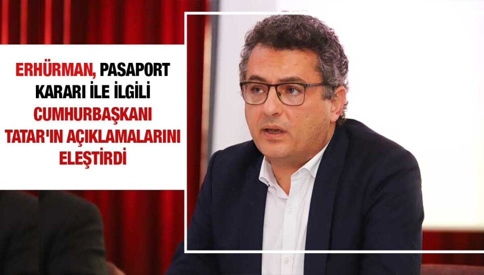 Erhürman: "Açıklamalarda bir 'tutarlılık kaygısı' taşımak fena olmaz sanırım"