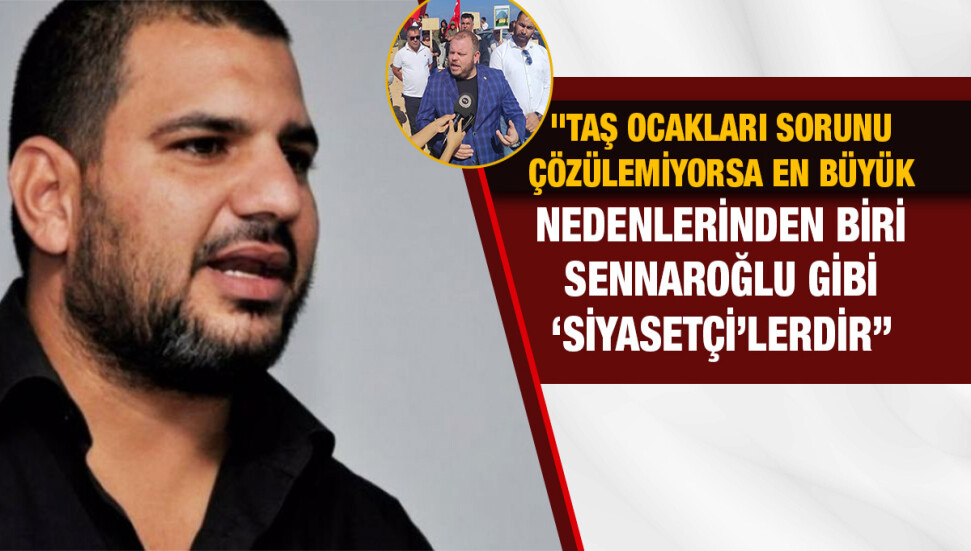 Sarpten’den Sennaroğlu’na: “Sizin derdiniz başka, kesinlikle doğa değil”