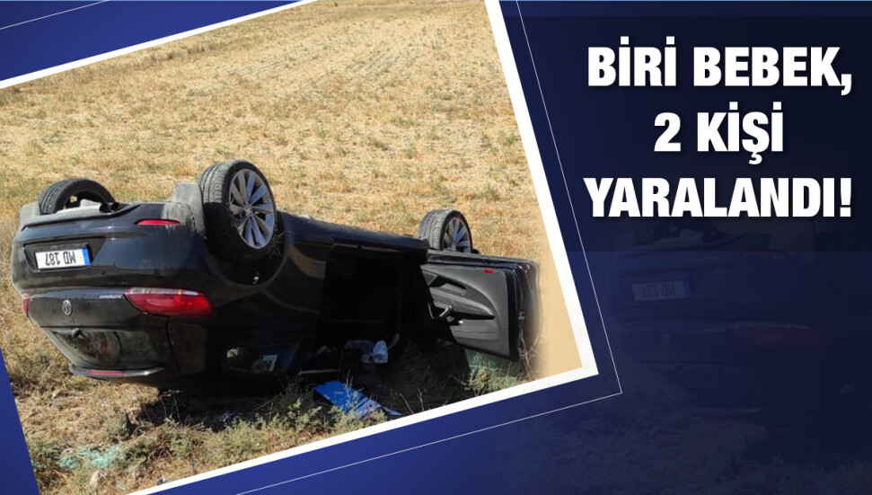 Mutluyaka kavşağı yakınlarında kaza: 28 aylık bebek yaralandı