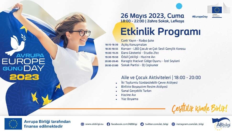 Lefkoşa’da “2023 Avrupa Günü” etkinliği yarın düzenleniyor