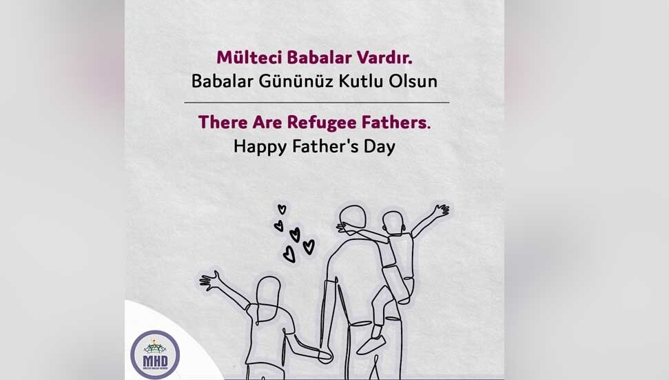 Mülteci Hakları Derneği, Babalar Günü'ne özel kart hazırladı