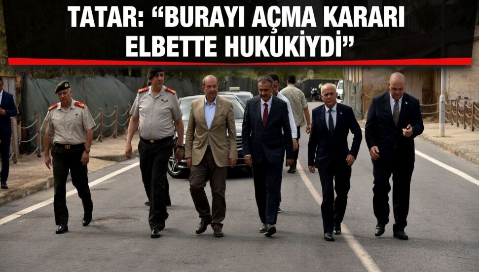 Cumhurbaşkanı Tatar, açılımının üçüncü yıldönümünde Maraş’ı ziyaret etti