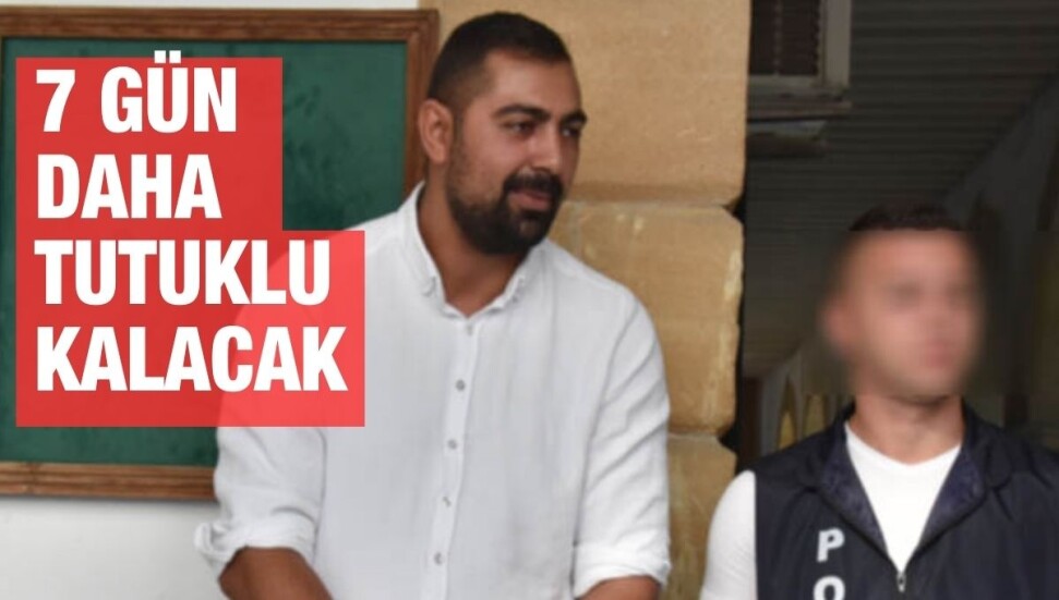 Lefkoşa’da çalıştığı işletmeden 6 bin 400 TL çalan Halil İbrahim Sarıçam'a 7 gün ek tutukluluk