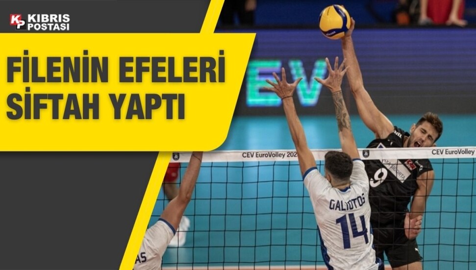 A Milli Erkek Voleybol Takımı, Yunanistan'ı 3-1 yendi